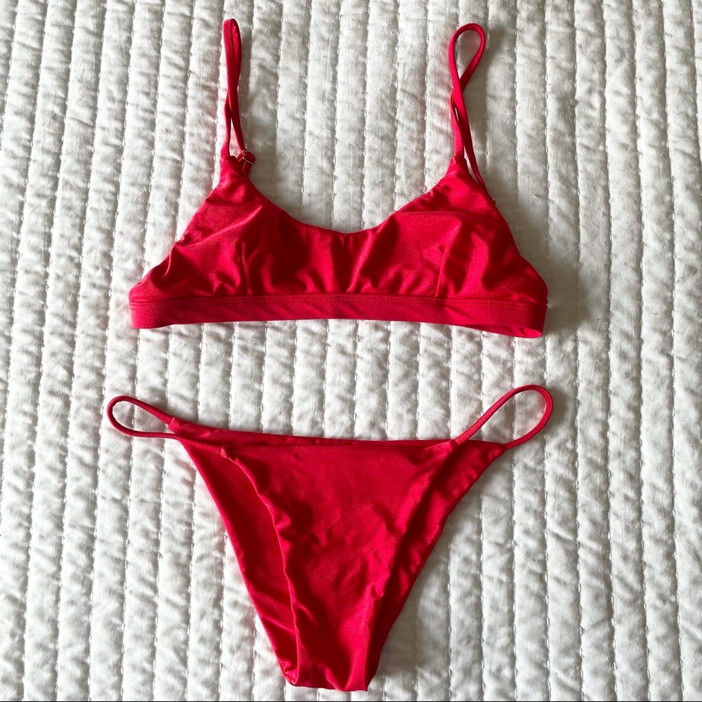 Nora Swimwear Red Bikini Set